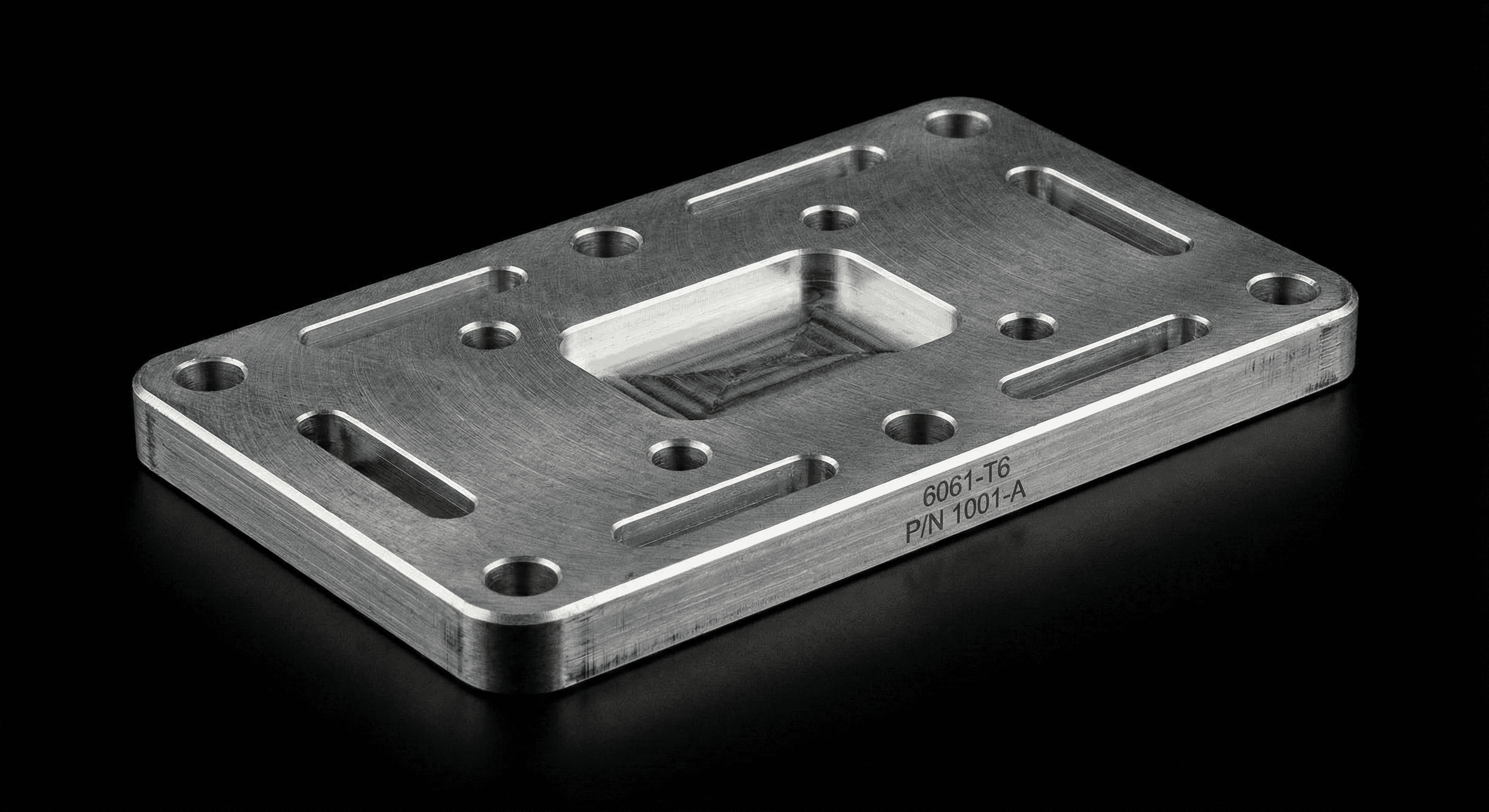 6061 Aluminium Laser Cutting & CNC Machining sample